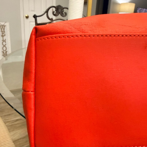 Tory Burch light blue and red Tote Bag - Picture 7 of 10